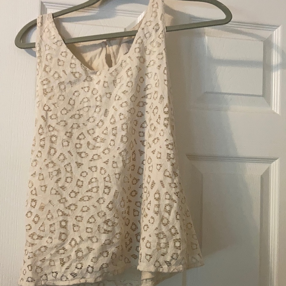 LOFT Cream Top